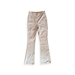 Topshop cream flare pants Sz 2 XS Small new